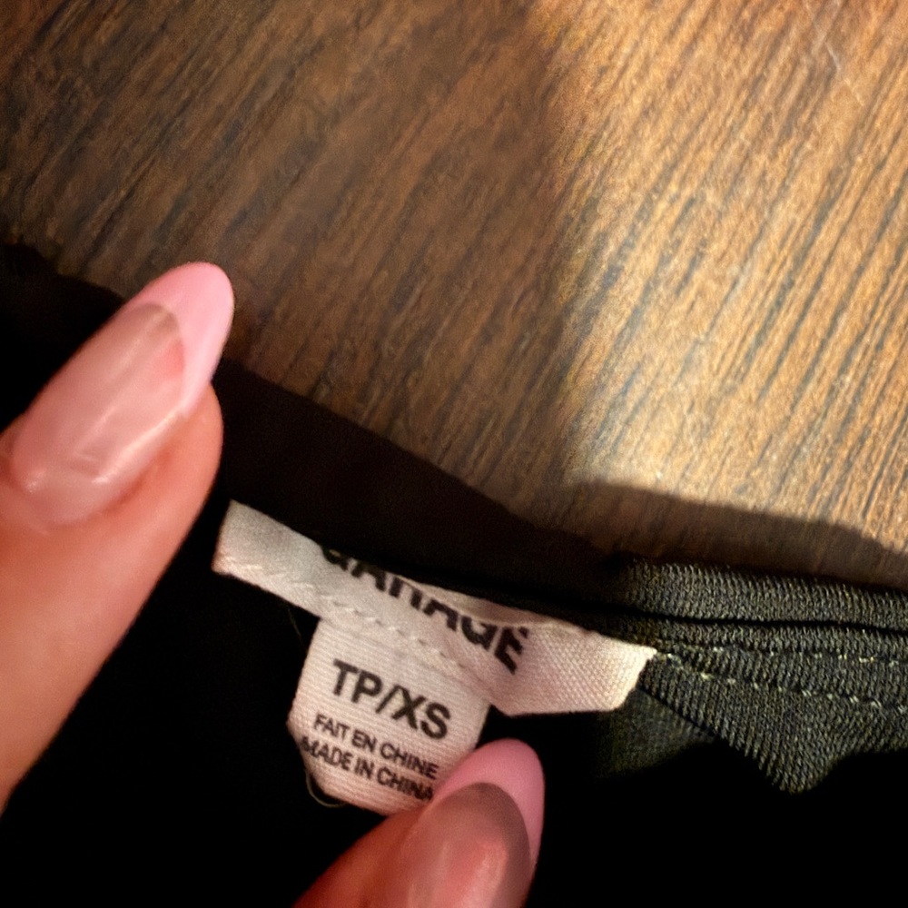 Garage Black Halter Top - Picture 3 of 4
